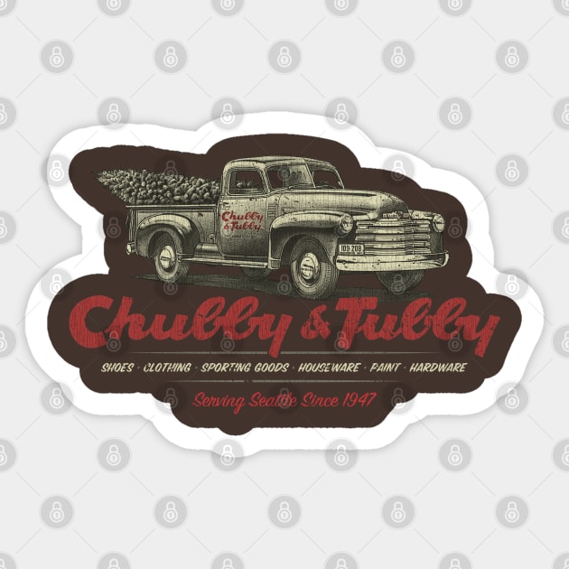 Chubby & Tubby Classic Delivery Sticker by JCD666